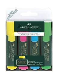 Faber Castell highlighter Set 4Pcs