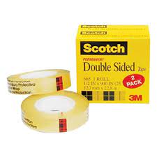 Scotch tape, 3/4' x 36 yards