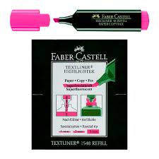 FABER-CASTELL Highlighter Red 10Pcs