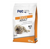 Cat PetQM Basic Adult With Poultry &amp; Vegetables 10 KG