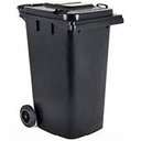 Garbage Barrel 120 ltr with Wheels