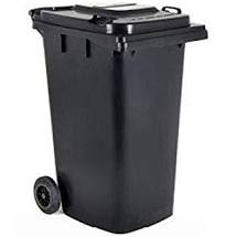 [60205053] Garbage Barrel 120 ltr with Wheels