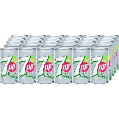 [60107091] 7-Up Soft Drink Cans Diet 24x320 Ml